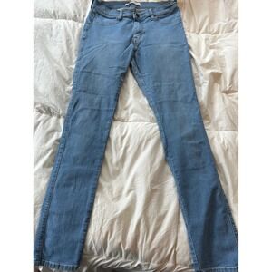 Fashion Nova Women's Light Wash Denim Jeans Size 11 Bootcut Low‎ Rise